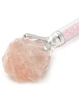 PENNA A SFERA CON PIETRA E CHIPS - Quarzo rosa