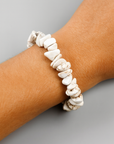 BRACCIALE SCAGLIE IN MAGNESITE - Pazienza e tolleranza