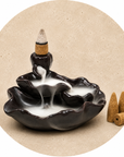 Burning in Cascata Ceramica Laghetto for incense in cones and sticks - Board to Fontana 11 cm
