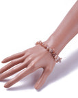 BRACCIALE SCAGLIE IN RODOCROSITE - Pietra del cuore
