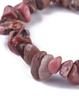 BRACCIALE SCAGLIE IN RODOCROSITE - Pietra del cuore