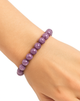 BRACCIALE IN LEPIDOLITE - Pace interiore