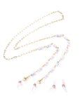 CATENELLA OCCHIALI CON HOWLITE - Calma ed equilibrio