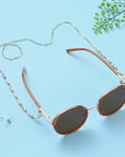 CATENELLA OCCHIALI CON HOWLITE - Calma ed equilibrio