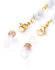 CATENELLA OCCHIALI CON HOWLITE - Calma ed equilibrio