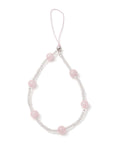 LACCETTO DA POLSO PER CELLULARE - Quarzo rosa
