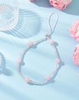 LACCETTO DA POLSO PER CELLULARE - Quarzo rosa