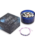 CANDELA ZODIACO CON BRACCIALE - Acquario