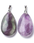 CIONDOLO LACRIMA IN FLUORITE - Chiarezza mentale, concentrazione e crescita personale