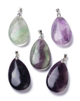 CIONDOLO LACRIMA IN FLUORITE - Chiarezza mentale, concentrazione e crescita personale