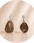 Fumè quartz pendant - Balance, roots and protection