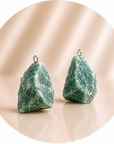 Prat in Rough green adventurine - tranquility, optimism and patience