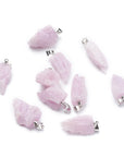 CIONDOLO IN KUNZITE GREZZA - Amore e guarigione emotiva