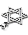 CIONDOLO STELLA DI DAVID IN ACCIAIO INOX - Protezione, equilibrio e connessione spirituale
