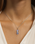 CIONDOLO IN TANZANITE SFACCETTATA - Trasformazione, crescita spirituale e intuizione