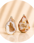 Agata Geode pendant - courage and inspiration