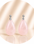 CIONDOLO LACRIMA IN QUARZO ROSA - Amore e armonia | Scopri su Clorophilla Shop