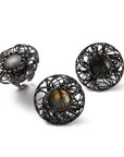 Anello con Labradorite in ottone - Regolabile