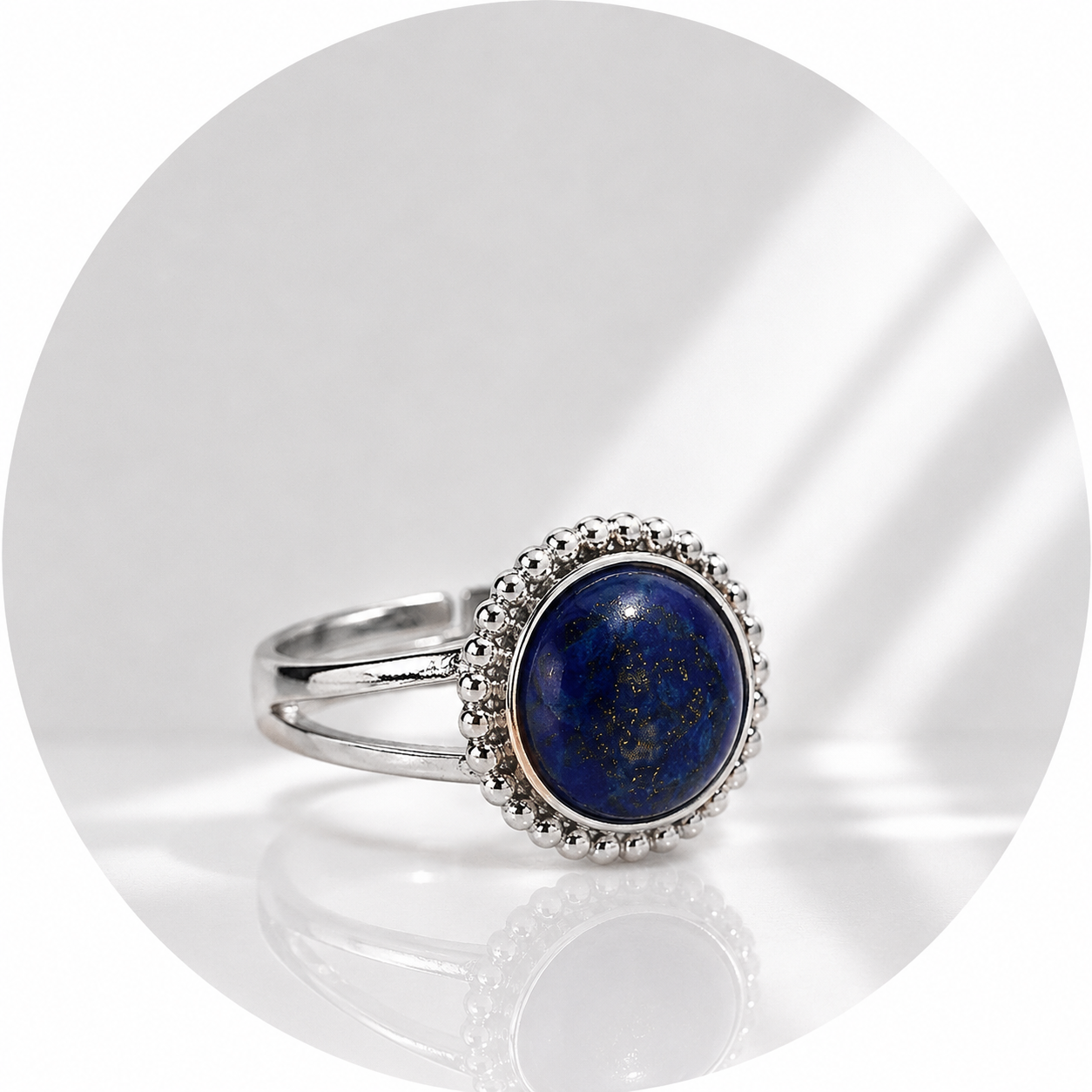 Lapislazzuli ring - adjustable