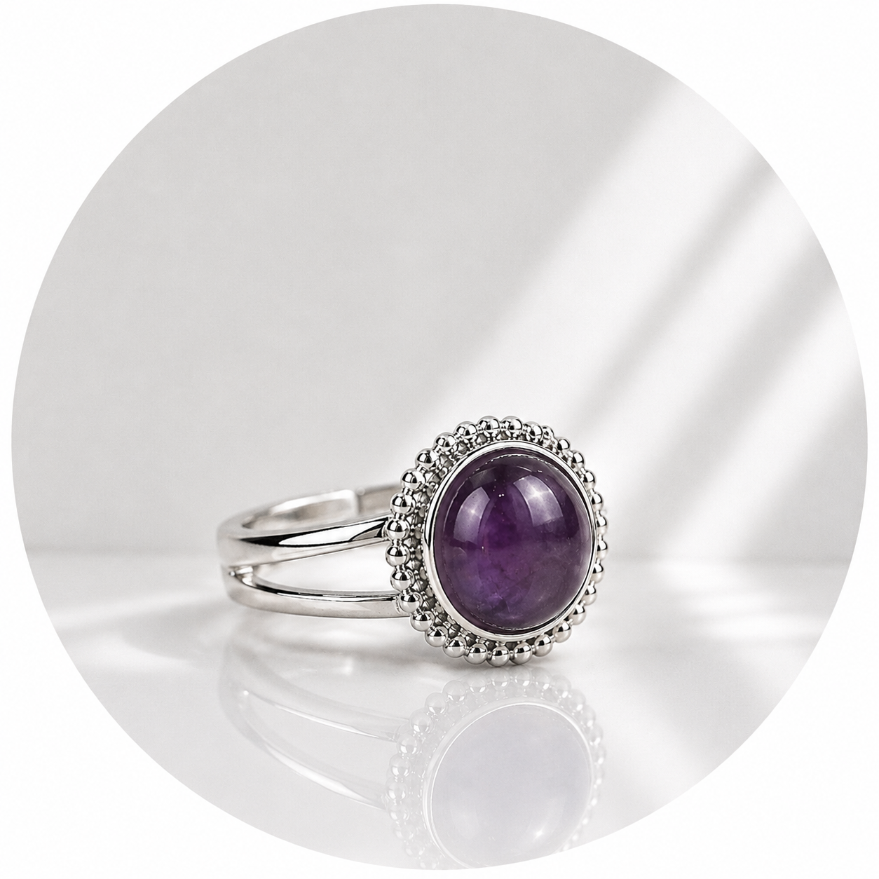 ANELLO IN AMETISTA - Calma e rilassamento