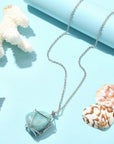 COLLANA CON GABBIETTA PER PIETRE - Acciaio 304