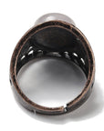 ANELLO CON CRISTALLO DI ROCCA IN OTTONE - Chiarezza ed armonia
