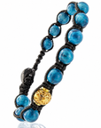 SAMSARA BRACCIALE TIBETANO IN APATITE - Motivazione, comunicazione e chiarezza mentale