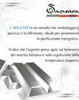 SAMSARA BRACCIALE TIBETANO IN OSSIDIANA NERA E ARGENTO 925 - Protezione, radicamento e forza interiore