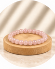 BRACCIALE IN QUARZO ROSA - Amore e armonia