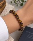 BRACCIALE IN OCCHIO DI TIGRE - Coraggio, forza e protezione