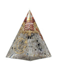 Moon stone ordonite pyramid with a symbol of the moon - Balance and fertility