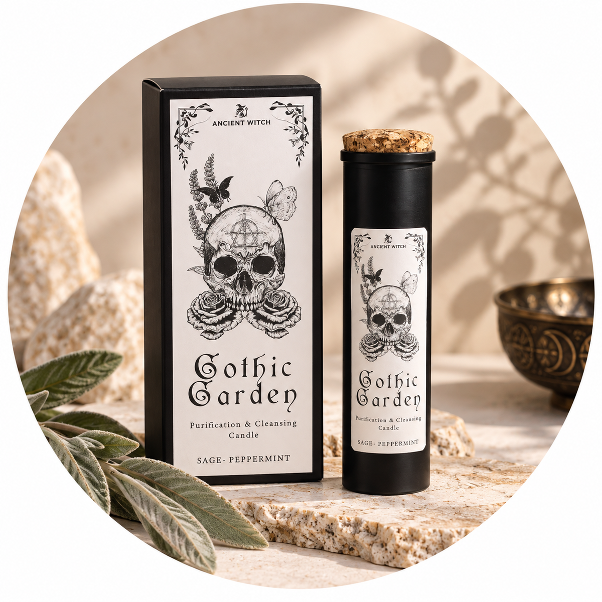 CANDELA PURIFICANTE DELLA STREGA ANTICA - Giardino gotico