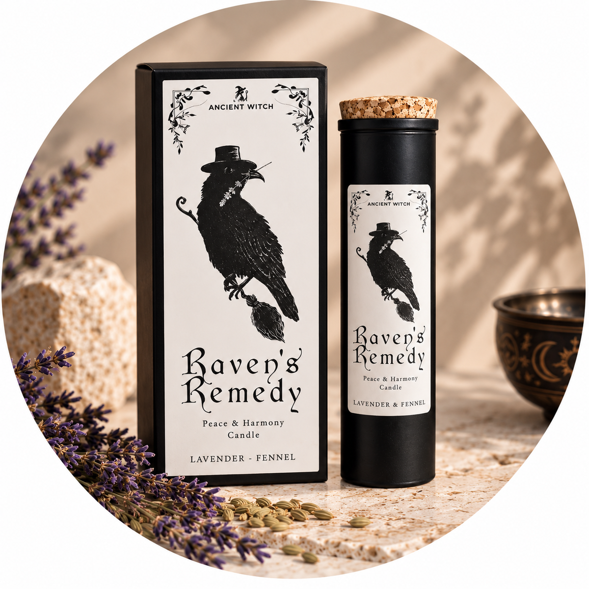 CANDELA PURIFICANTE DELLA STREGA ANTICA - Rimedio del corvo