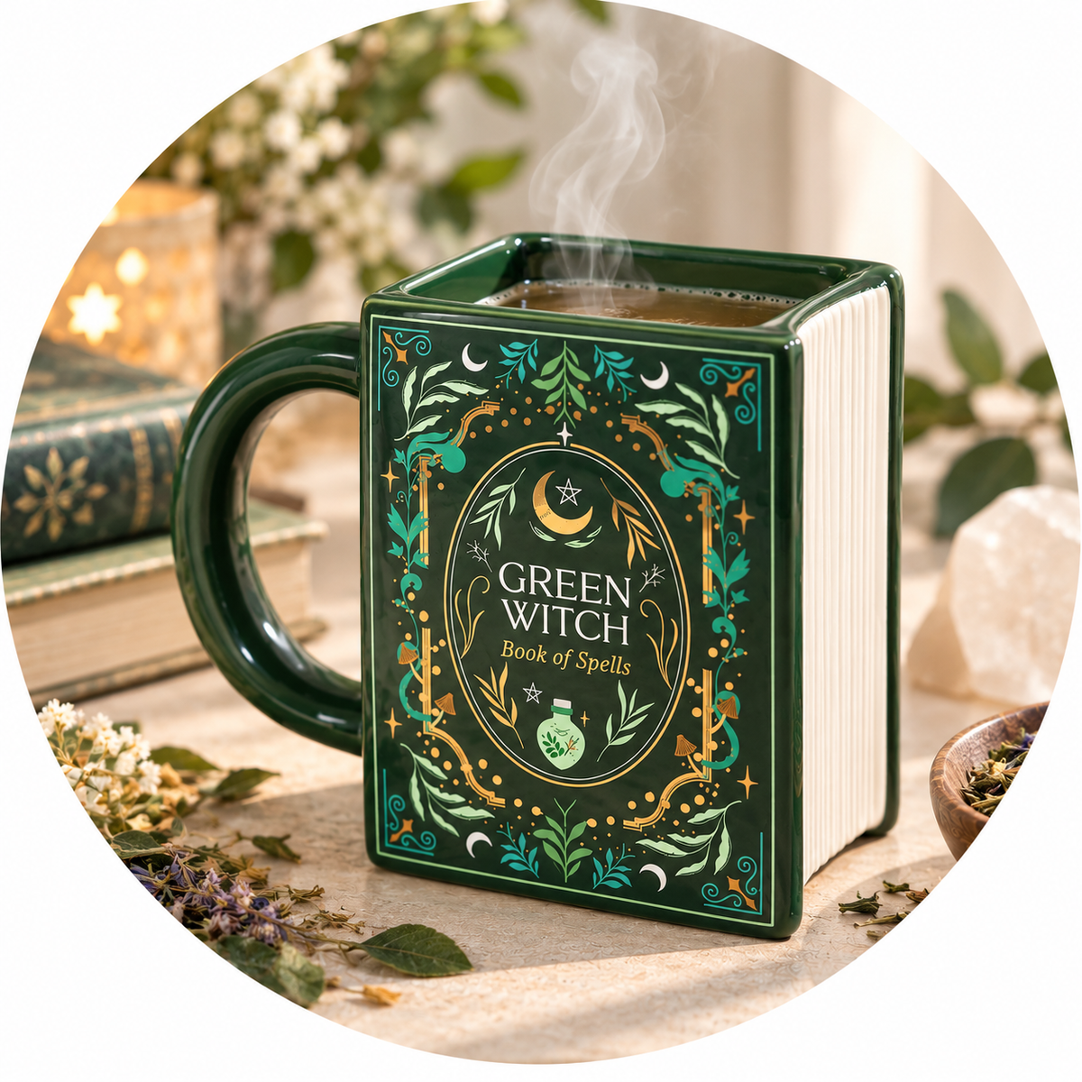 TAZZA GREEN WITCH - Strega verde