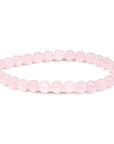 Clorophilla Bracciale Elastico in Quarzo Rosa - AMORE E RELAZIONI