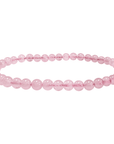 Clorophilla Bracciale Elastico in Quarzo Rosa - AMORE E RELAZIONI