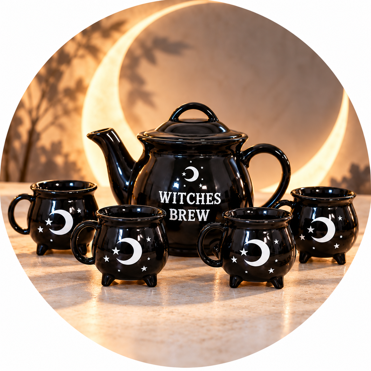 SET DA TÈ CALDERONE WITCHES BREW - Porcellana
