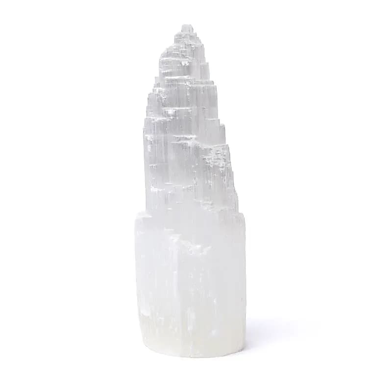 Lampada Iceberg in Selenite - Pietra protettiva Armonia Feng shui