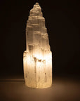 Lampada Iceberg in Selenite - Pietra protettiva Armonia Feng shui