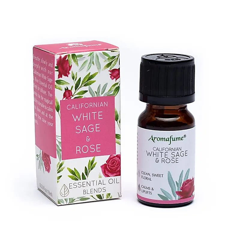 Aromafume Miscela di olio essenziale a base di Salvia Bianca per la diffusione d&#39;aroma 10ml - varie fragranze - clorophilla-shop