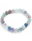 Bracciale in Fluorite Naturale – Concentrazione e Chiarezza Mentale