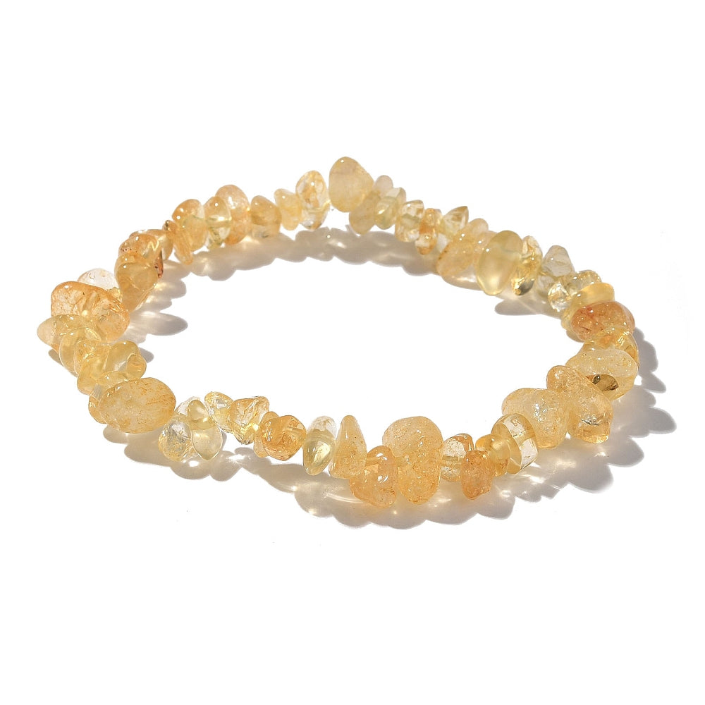 Bracciale Chips in Citrino – Abbondanza e Positività