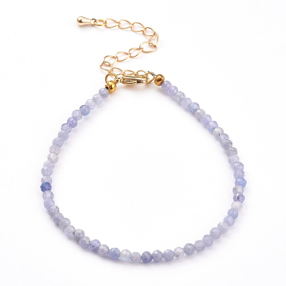 Bracciale in Tanzanite sfaccettato - Trasformazione e crescita interiore