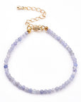 Bracciale in Tanzanite sfaccettato - Trasformazione e crescita interiore