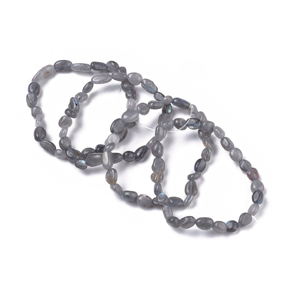 Bracciale in Labradorite Naturale – Protezione e Intuizione