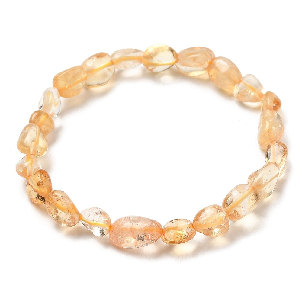 Bracciale in Citrino Naturale – Abbondanza e Positività