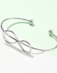 Bracciale rigido dell’Amicizia Infinito in Acciaio Inossidabile - regolabile