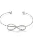 Bracciale rigido dell’Amicizia Infinito in Acciaio Inossidabile - regolabile