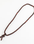 Mala Tibetana In Legno tinto - Rosario CONTA MANTRA 108 grani