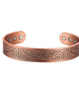 Bracciale tibetano in rame con magneti regolabile